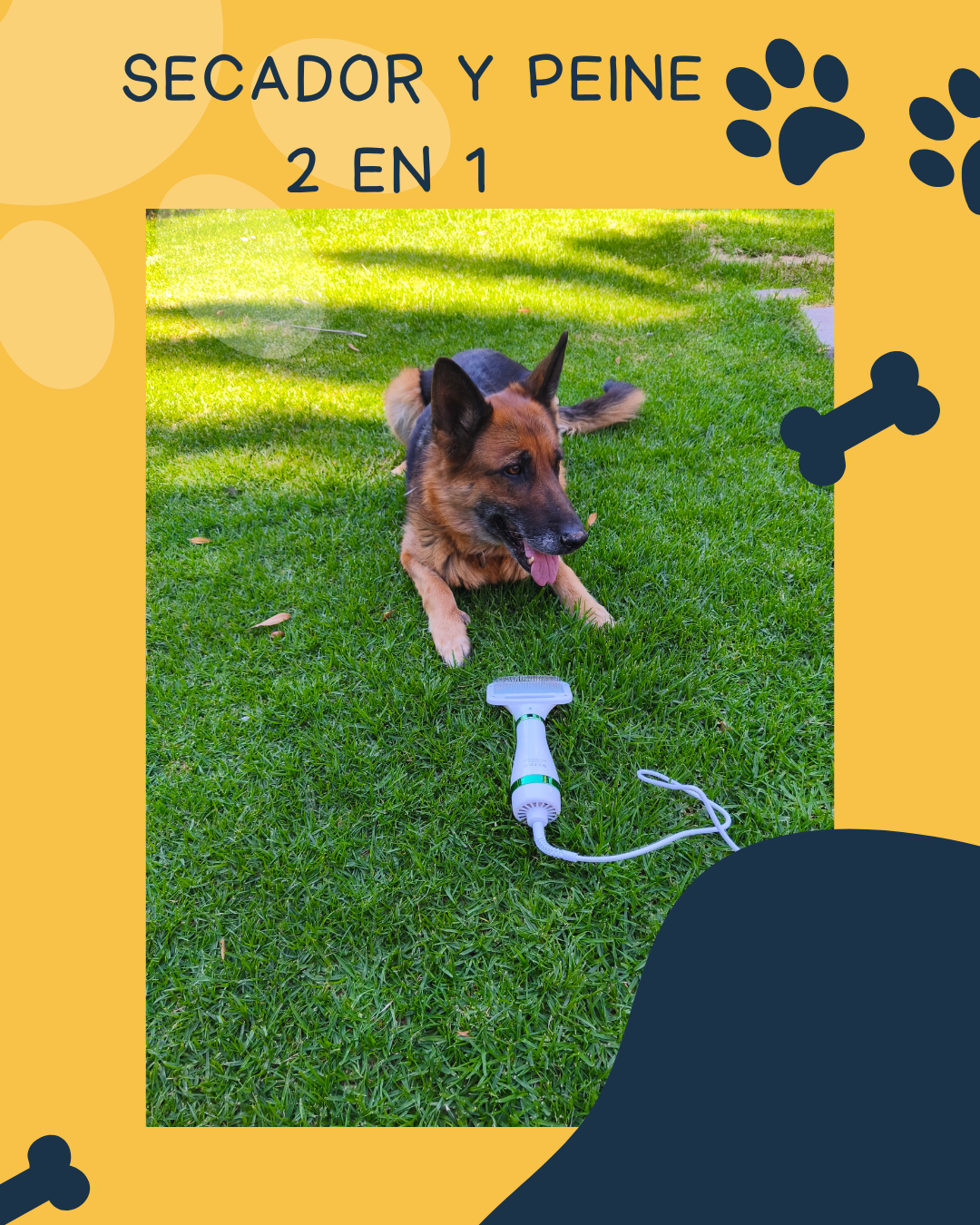 Secador Peine para Mascotas 2 en 1 ENVIO GRATIS